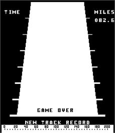 Game Over Screen for Laguna Racer.