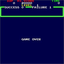 Game Over Screen for Minky Monkey.