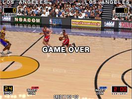 Game Over Screen for NBA Play By Play.