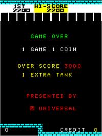 Game Over Screen for No Man's Land.