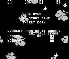 Game Over Screen for Phantom II.