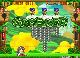 Game Over Screen for Pop'n Pop.