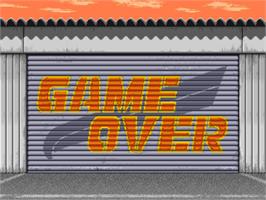 Game Over Screen for Racing Beat.