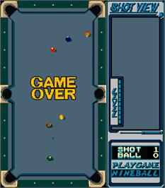 Game Over Screen for Rack 'em Up.