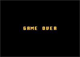 Game Over Screen for Road Riot's Revenge.