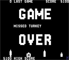 Game Over Screen for Road Runner.