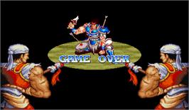 Game Over Screen for Sangokushi II.