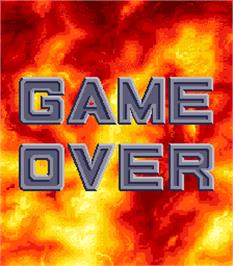 Game Over Screen for Scud Hammer.