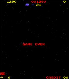 Game Over Screen for Space Firebird.