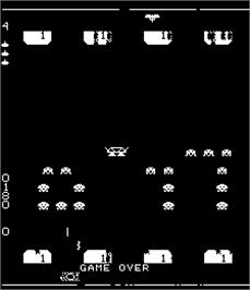 Game Over Screen for Space Invaders II.