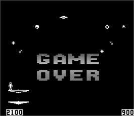 Game Over Screen for Space Walk.