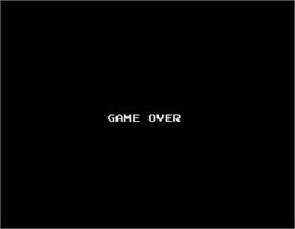 Game Over Screen for Splatter House.