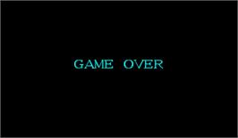 Game Over Screen for Strider Hiryu.