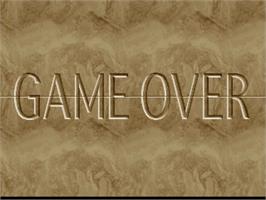 Game Over Screen for Susume! Taisen Puzzle-Dama.