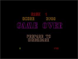 Game Over Screen for Top Gunner.