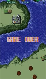 Game Over Screen for Twin Hawk.