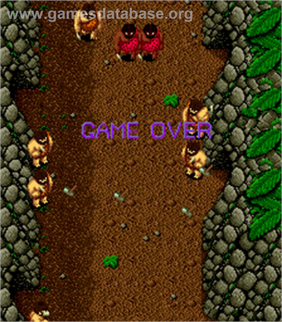 Battle Field - Arcade - Artwork - Game Over Screen