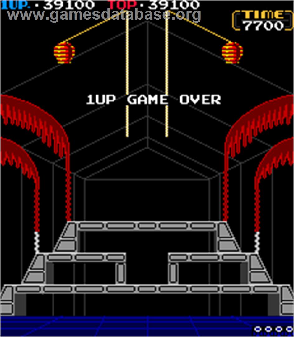 Donkey Kong 3 - Arcade - Artwork - Game Over Screen