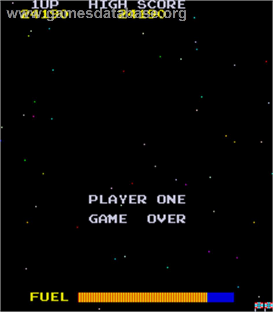 Explorer - Arcade - Artwork - Game Over Screen