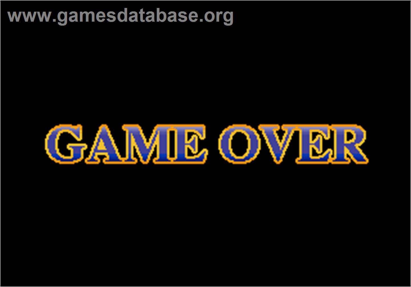 F1 Super Lap - Arcade - Artwork - Game Over Screen