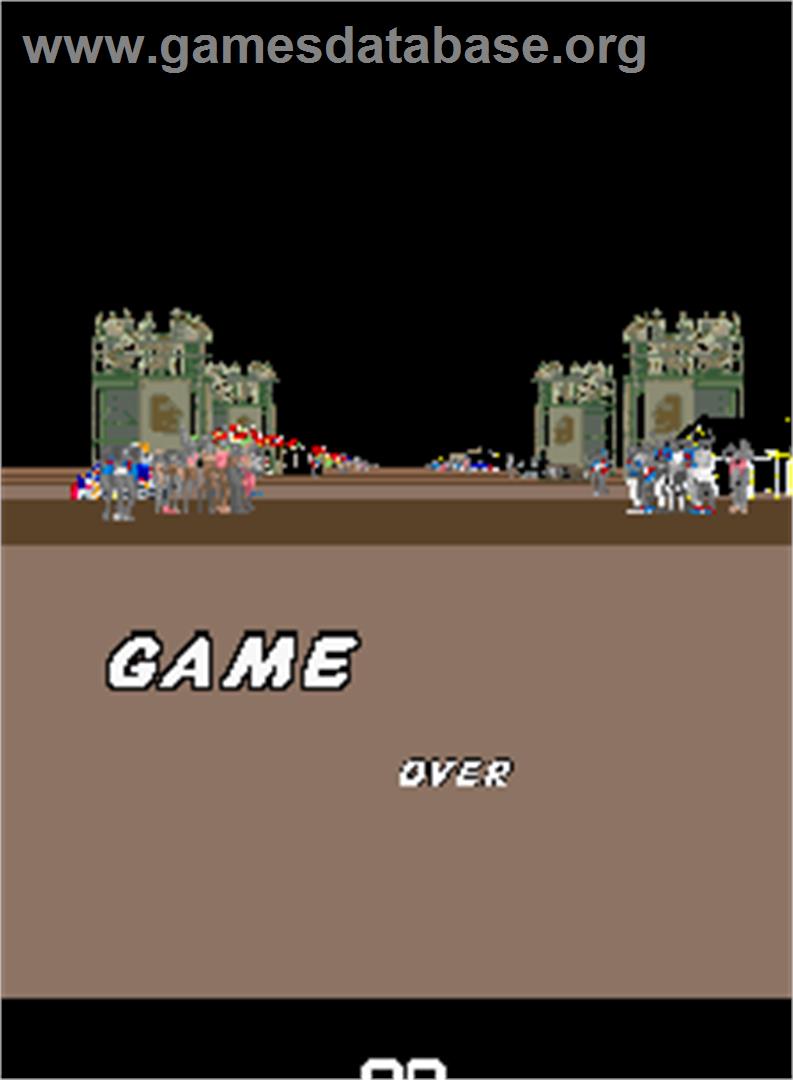 Over Drive - Arcade - Artwork - Game Over Screen