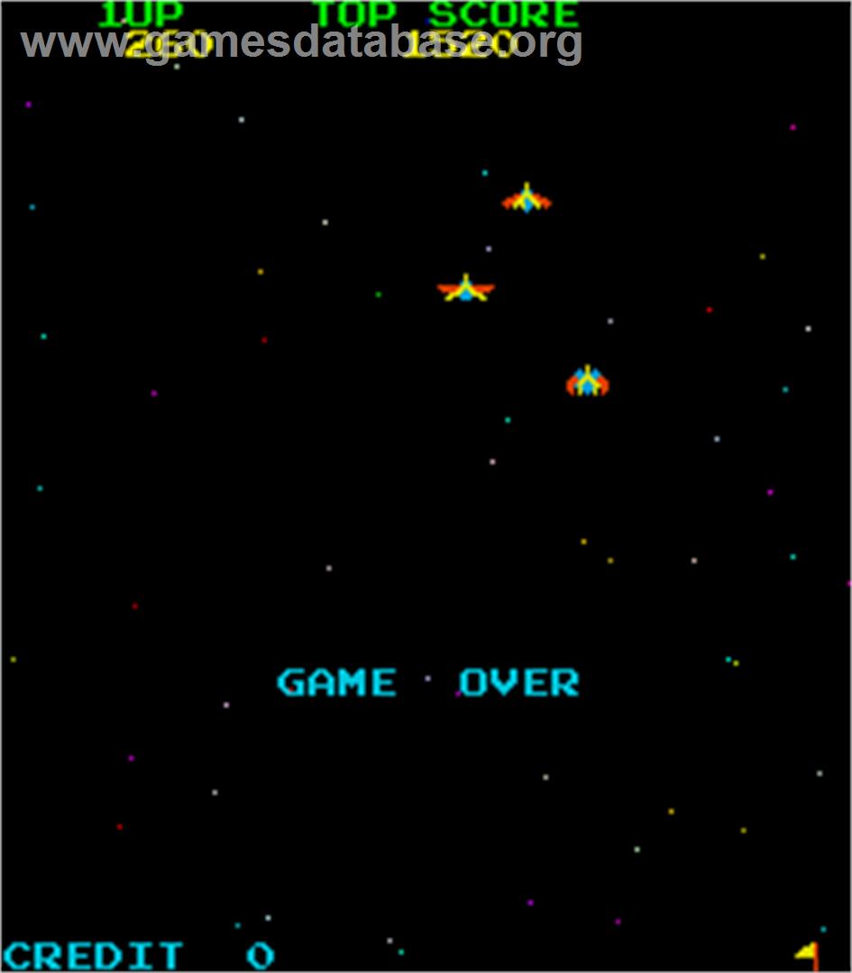 Sky Raider - Arcade - Artwork - Game Over Screen