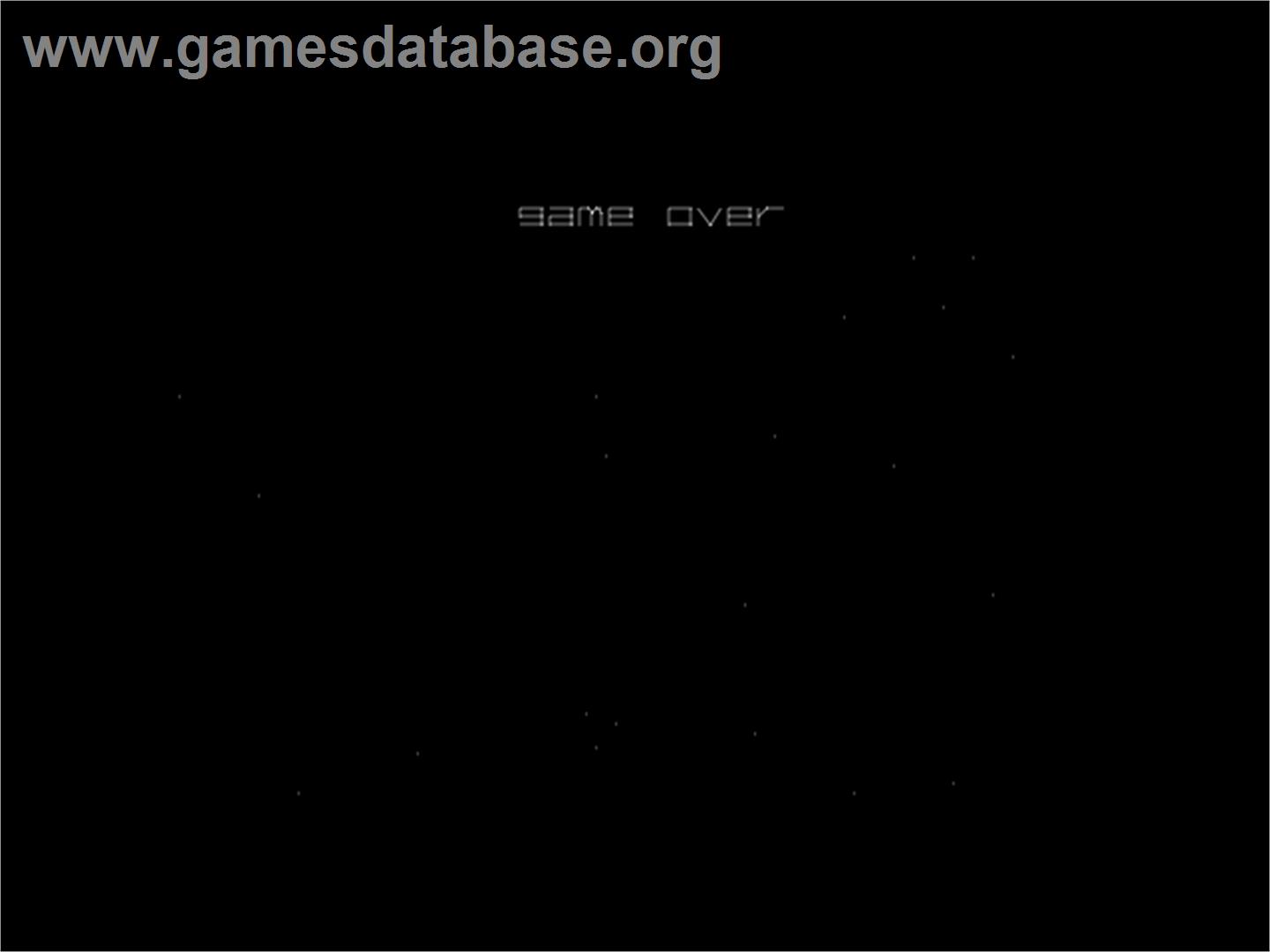 Space Fortress - Arcade - Artwork - Game Over Screen