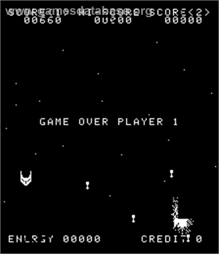 Space Phantoms - Arcade - Artwork - Game Over Screen