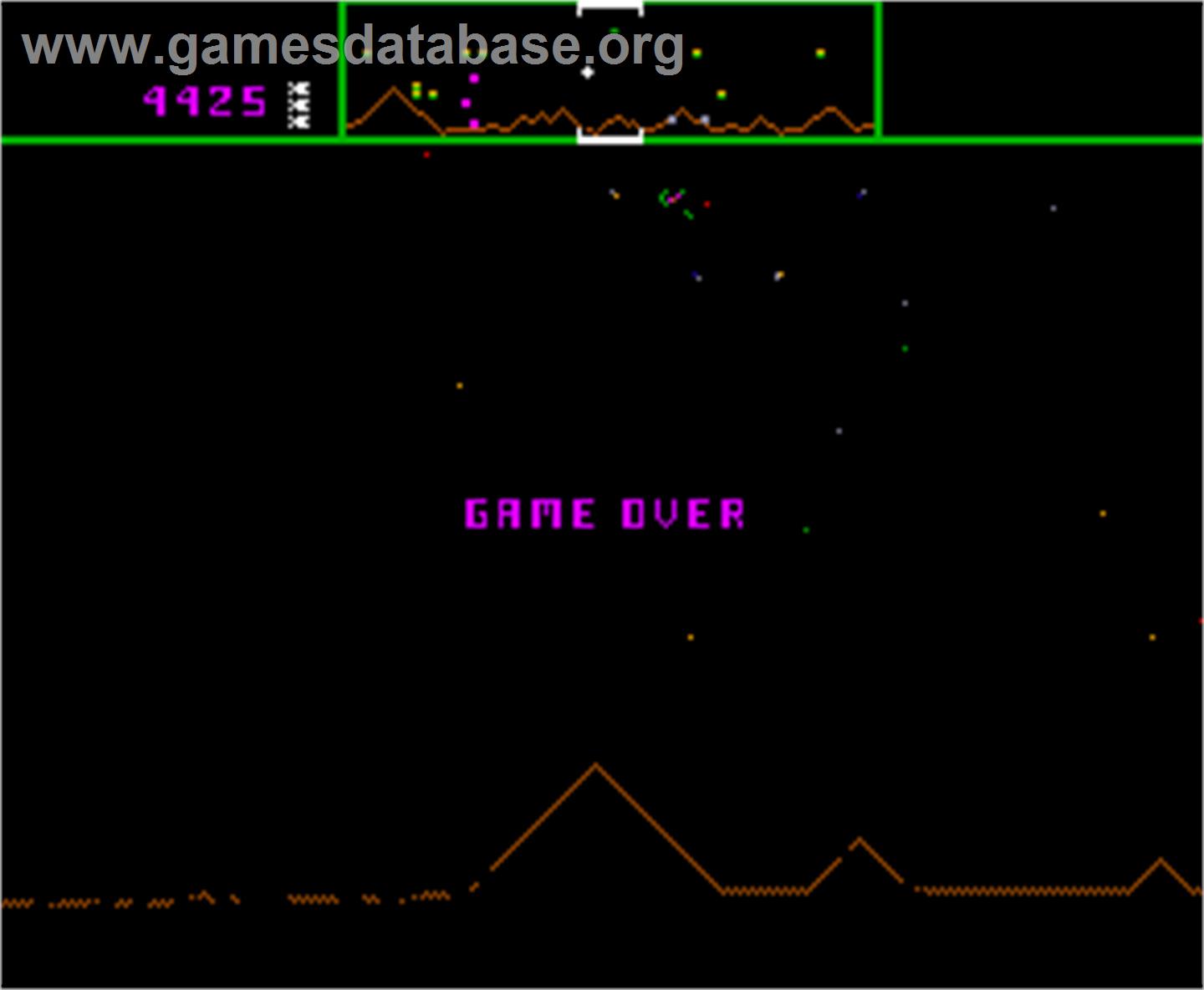 Star Trek - Arcade - Artwork - Game Over Screen