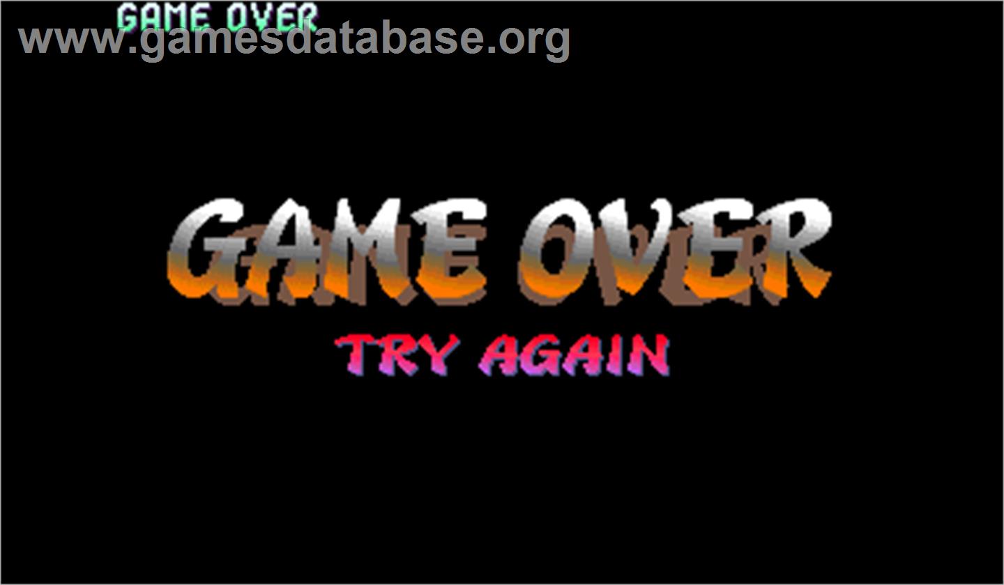 Street Fighter Zero 2 - Arcade - Artwork - Game Over Screen