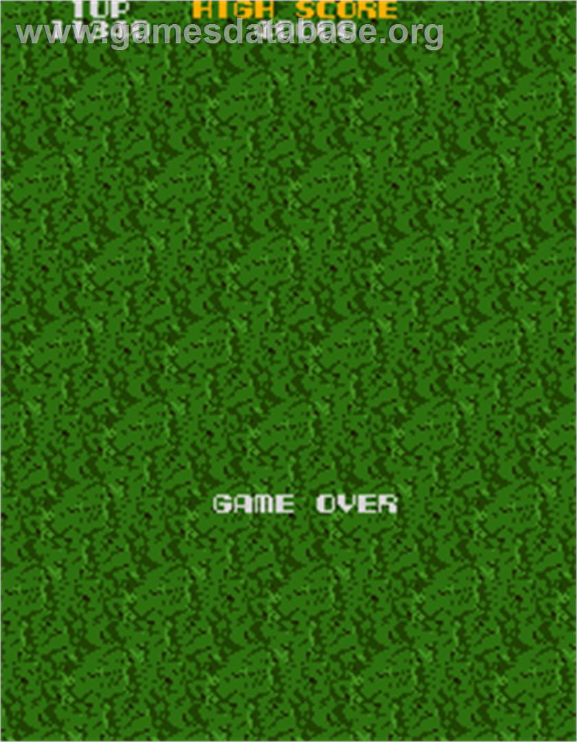 Xevios - Arcade - Artwork - Game Over Screen