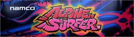 Arcade Cabinet Marquee for Alpine Surfer.