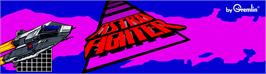 Arcade Cabinet Marquee for Astro Fighter.