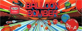 Arcade Cabinet Marquee for Balloon Bomber.