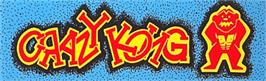 Arcade Cabinet Marquee for Crazy Kong.