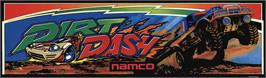 Arcade Cabinet Marquee for Dirt Dash.