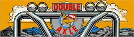 Arcade Cabinet Marquee for Double Axle.