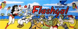 Arcade Cabinet Marquee for Flashgal.