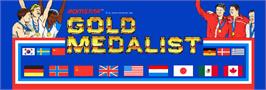 Arcade Cabinet Marquee for Gold Medalist.