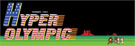 Arcade Cabinet Marquee for Hyper Olympic.