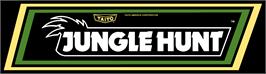 Arcade Cabinet Marquee for Jungle Hunt.