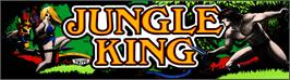 Arcade Cabinet Marquee for Jungle King.