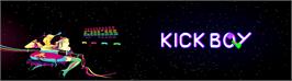 Arcade Cabinet Marquee for Kick Boy.