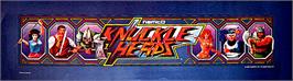 Arcade Cabinet Marquee for Knuckle Heads.