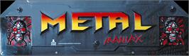 Arcade Cabinet Marquee for Metal Maniax.