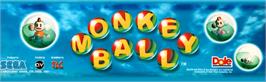 Arcade Cabinet Marquee for Monkey Ball.