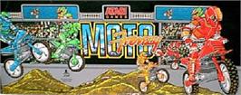 Arcade Cabinet Marquee for Moto Frenzy.