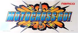 Arcade Cabinet Marquee for Motocross Go!.