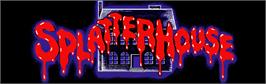 Arcade Cabinet Marquee for Splatter House.