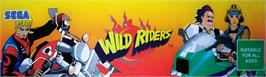 Arcade Cabinet Marquee for Wild Riders.